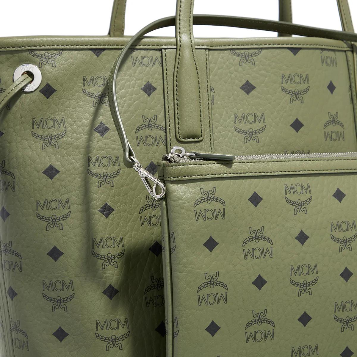 Thumbnail - MCM Shopper - Liz Vi Shopper Medium - Gr. unisize - in Grün - für Damen