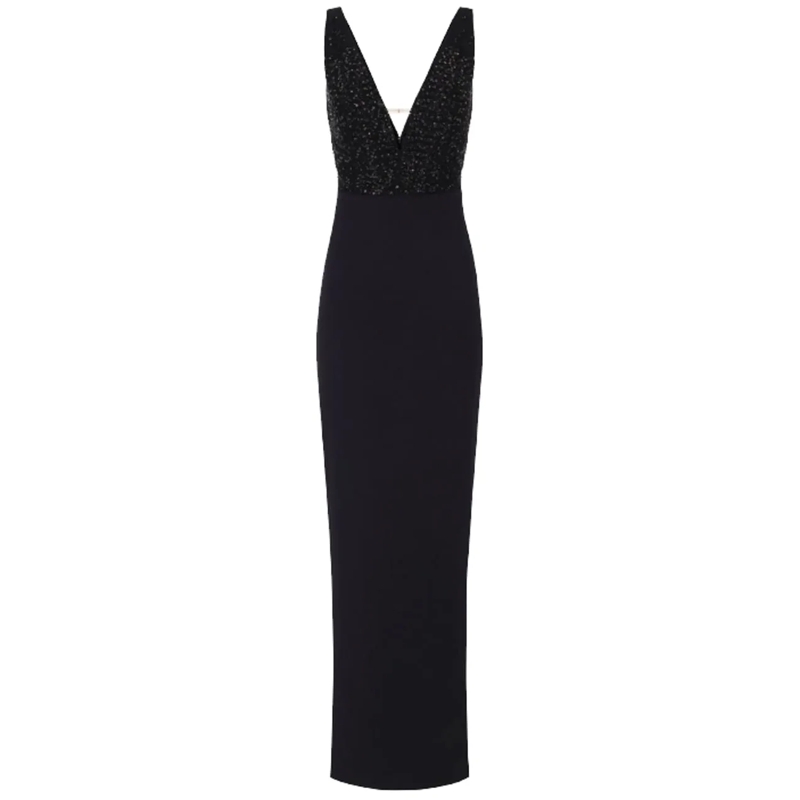 Elisabetta Franchi Midikleid Dresses Black schwarz