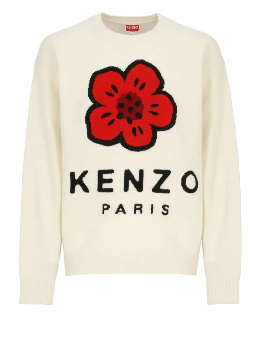 Kenzo - Boke Flower Jumper - Größe XL - weiß