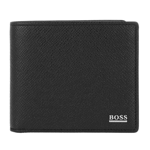 Boss Signature Wallet Black Bi-Fold Portemonnaie