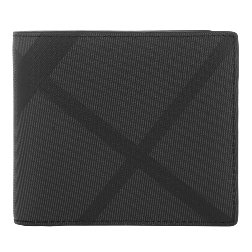 Burberry London Bi-fold Wallet Charcoal/Black Bi-Fold Portemonnaie
