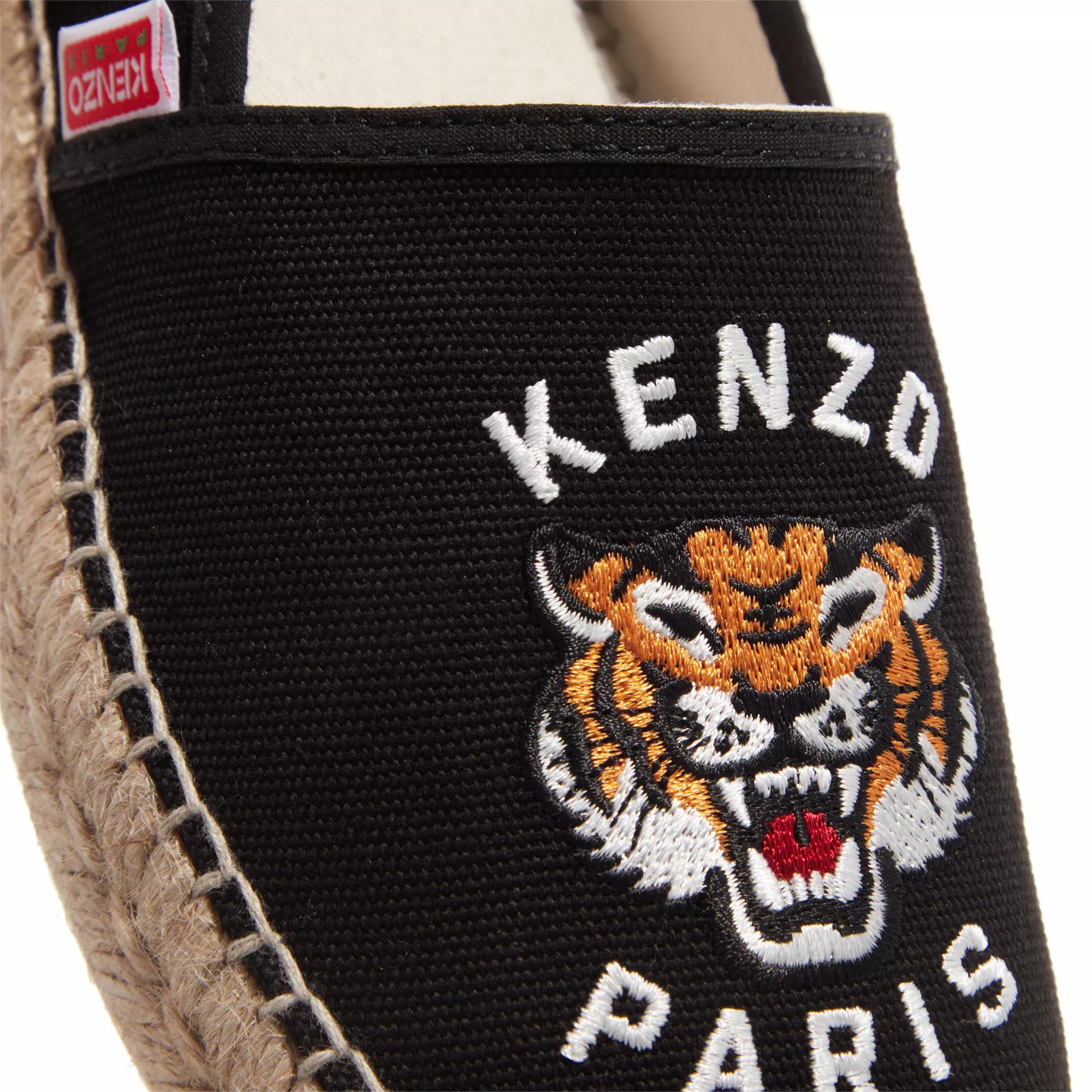 kenzo espadrilles, kenzo espadrille slip-on spe en noir - pour dames