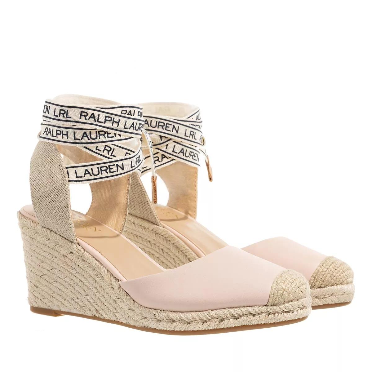 Lauren Ralph Lauren Paislee Espadrilles Wedge Light Pink Espadrille