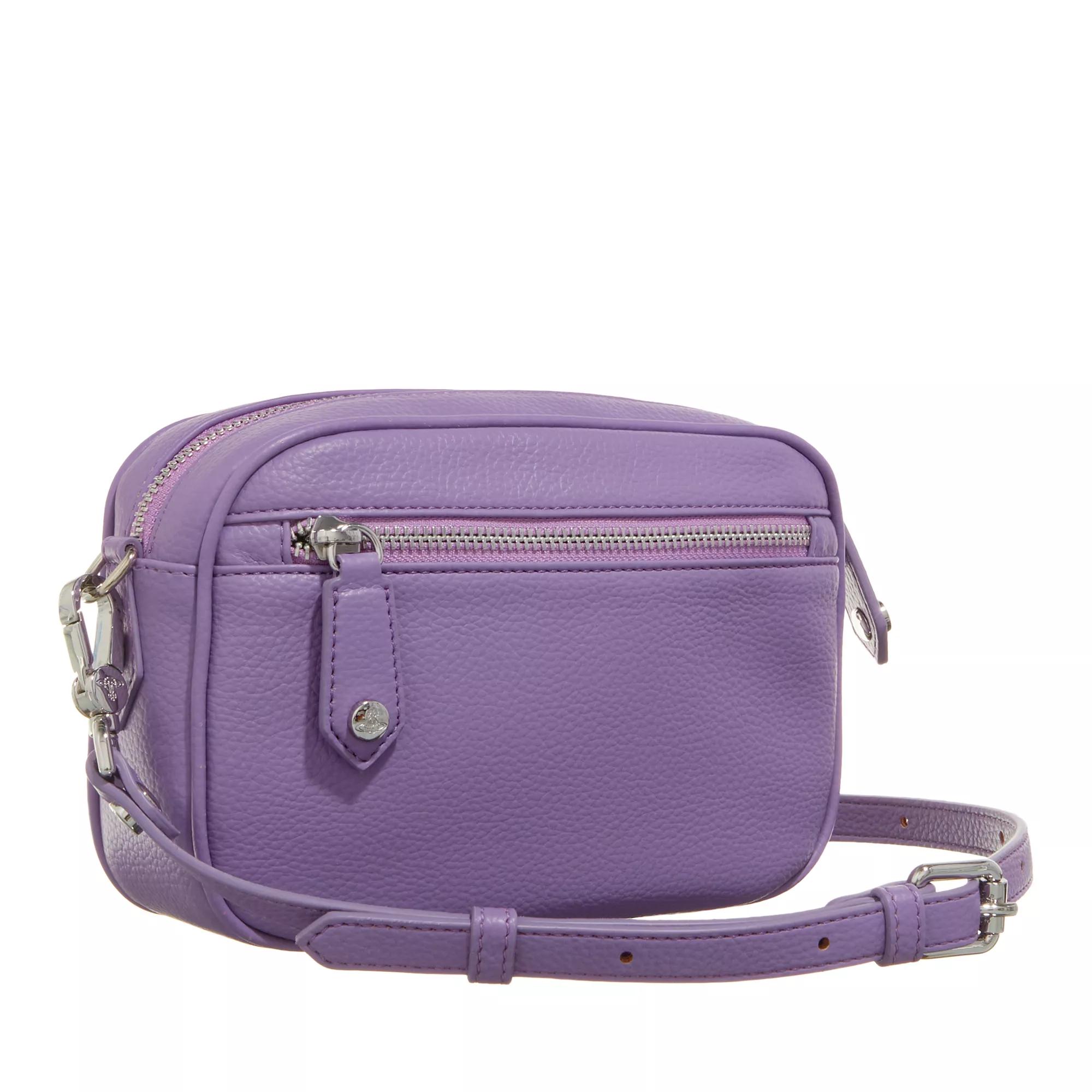 Vivienne Westwood Paarse Faux Leren Schoudertas Purple Dames