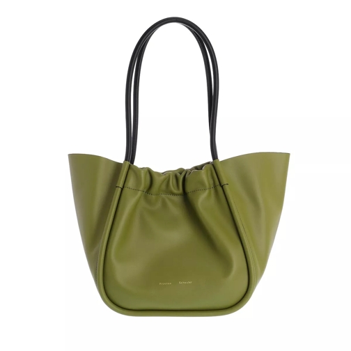 Proenza Schouler Large Ruched Tote Moss Shopping Bag
