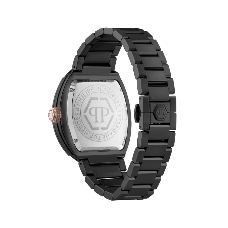 Philipp Plein Quarzuhr Quarz-Analoguhr Hexagon Phantom schwarz(Image 2)
