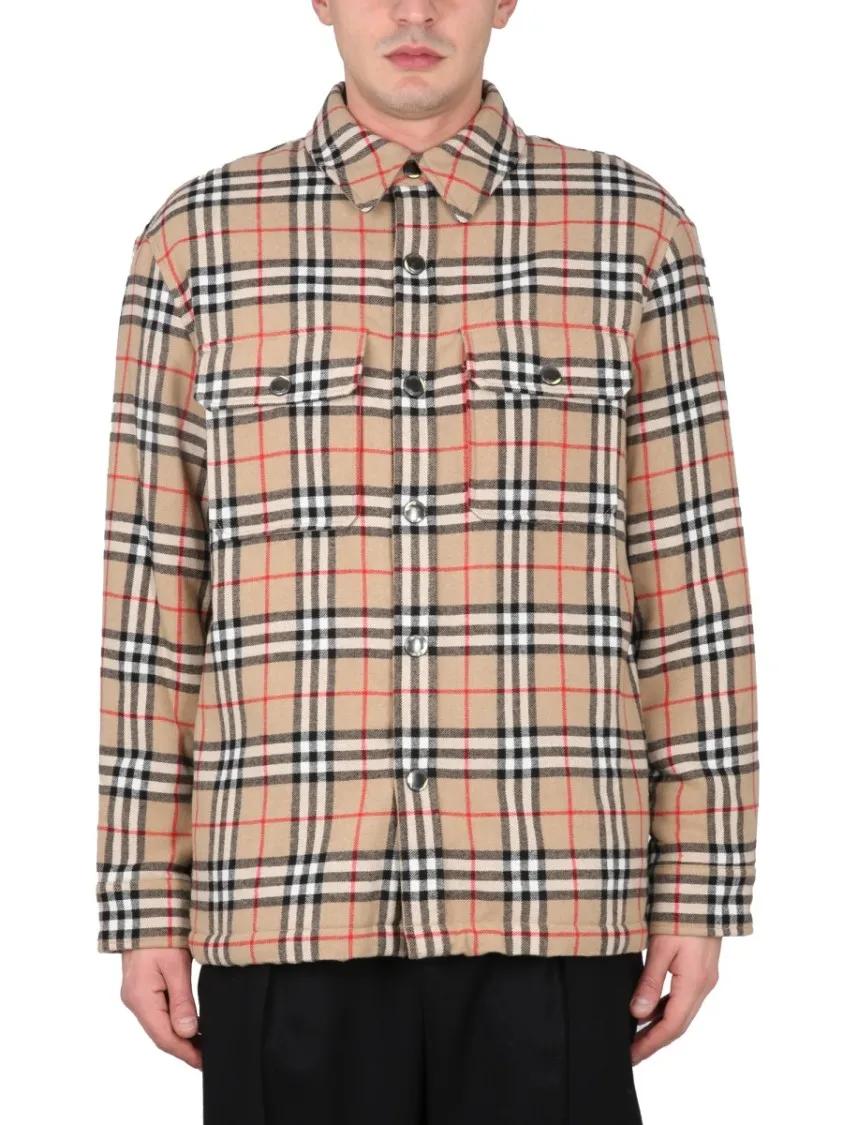 Thumbnail - Burberry - Check Pattern Jacket - Größe XL -