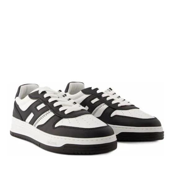 Hogan Low-Top Sneaker - H630 Allacciato Sneakers - Leather - Black - Gr. 39 (EU) - in Schwarz - für Damen