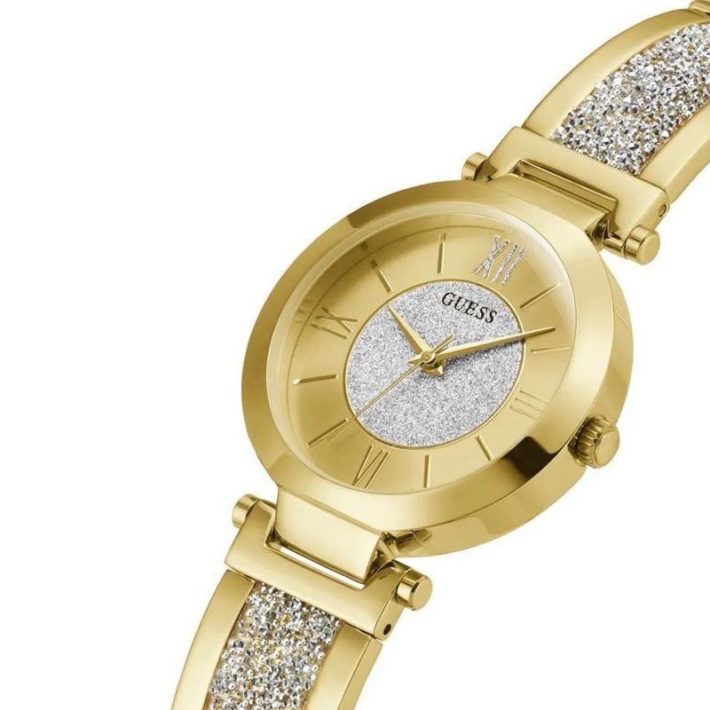 Guess Quarzuhr Quarz Analog Uhr Gd Aurora gold(Image 3)