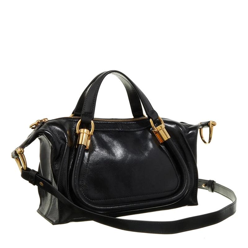 Chloé Satchel Paraty 24 Black(Image 4)