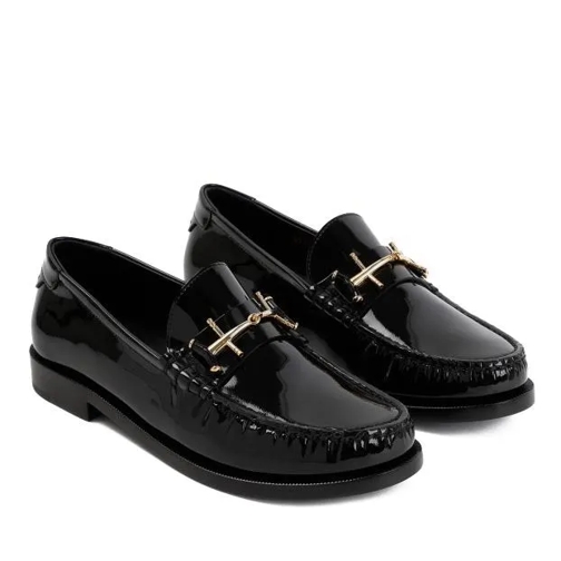 Saint Laurent Black Patent Calf Leather Loafer Black Loafer