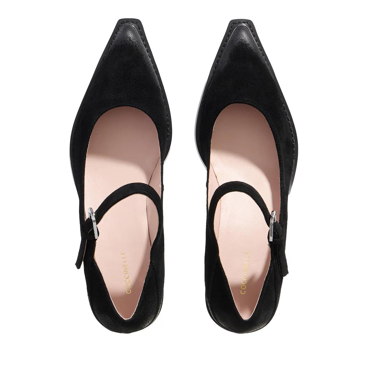 Thumbnail - Coccinelle Sandaletten mit Absatz - Coccinelleconnie Suede Vi - Gr. 38 (EU) - in Schwarz - für Damen