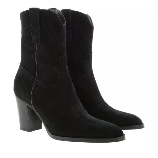 Celine High Boots Leather Black Stivaletto alla caviglia