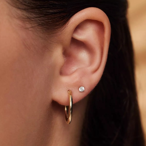 BELORO Créole La Rinascente Chiara 9 karat hoop earrings Gold (Image 2)