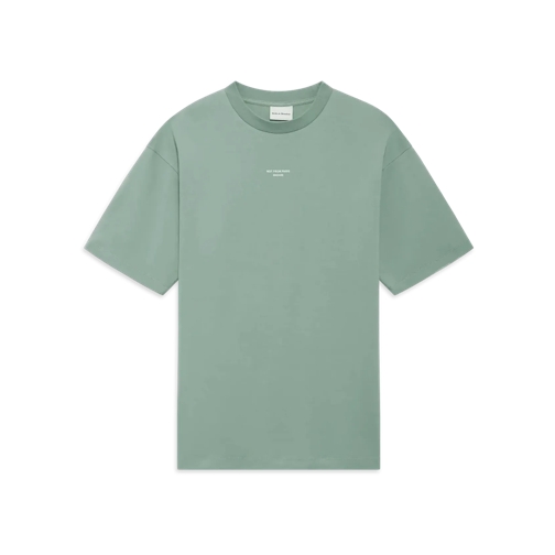 Drôle De Monsieur Hemden T-Shirt mit Slogan-Print WATER GREEN WATER GREEN