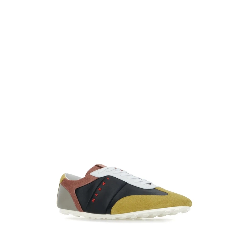 Marni Low-Top-Sneaker Marni Multicolor suede and leather sneakers mehrfarbig(Image 2)