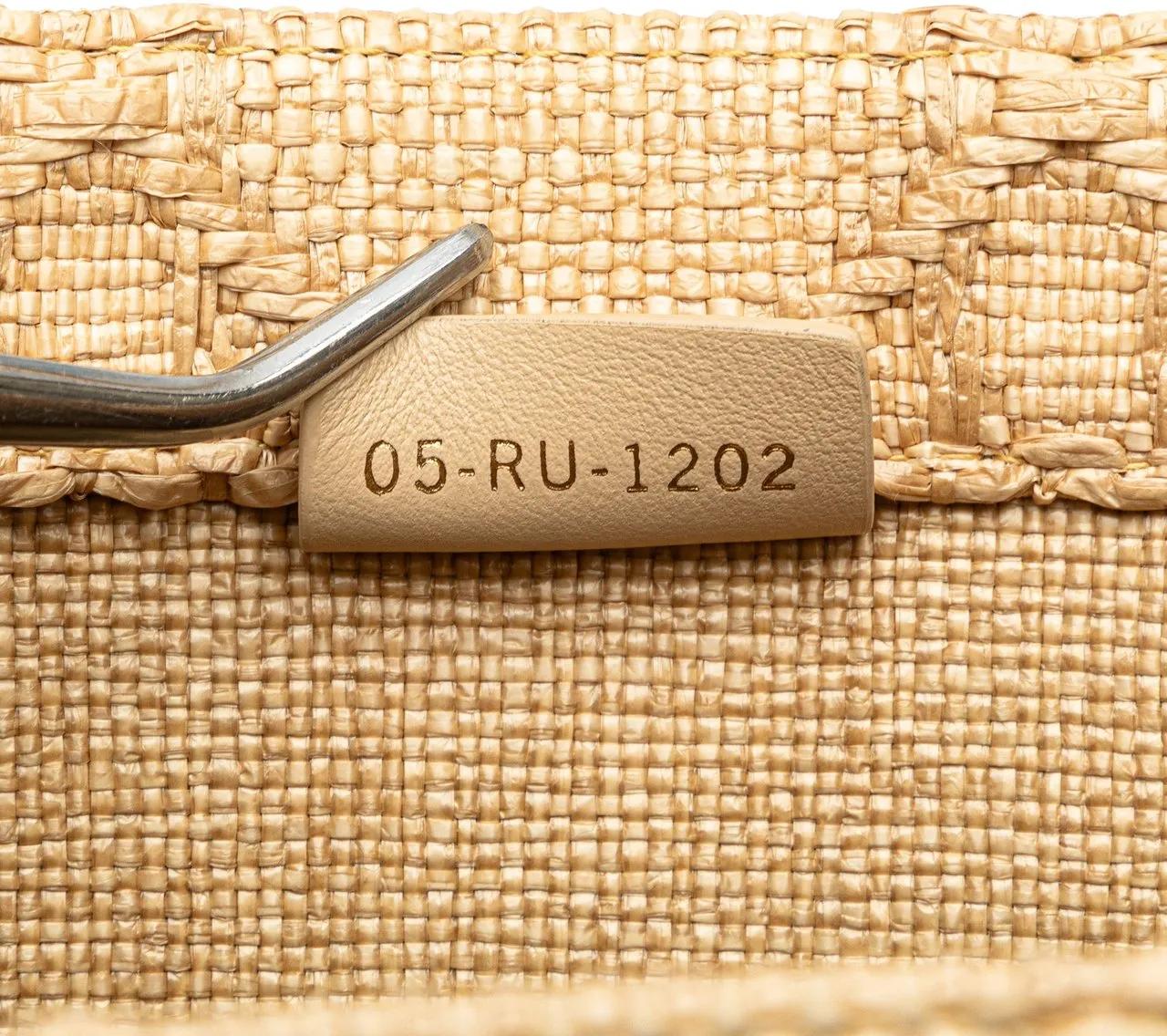 Thumbnail - Christian Dior Shopper - Small Raffia Cannage Book Tote - Gr. unisize - in Braun - für Damen