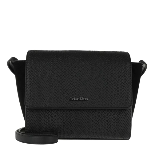 Calvin Klein Jasmine Texture Crossbody Black Crossbody Bag