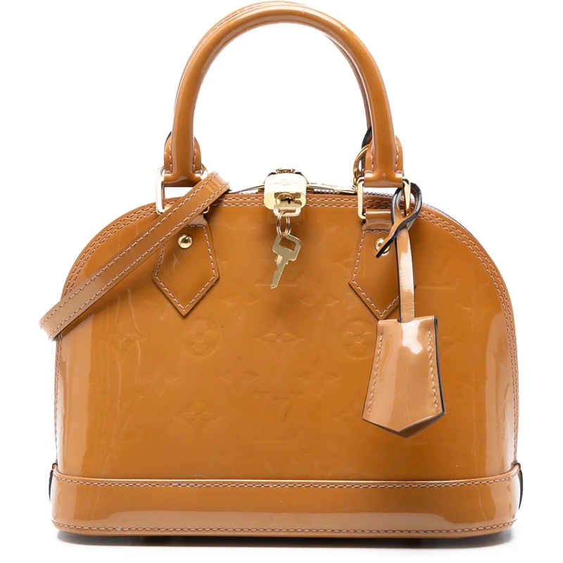 Louis Vuitton Sac à bandoulière Monogram Vernis Alma BB braun