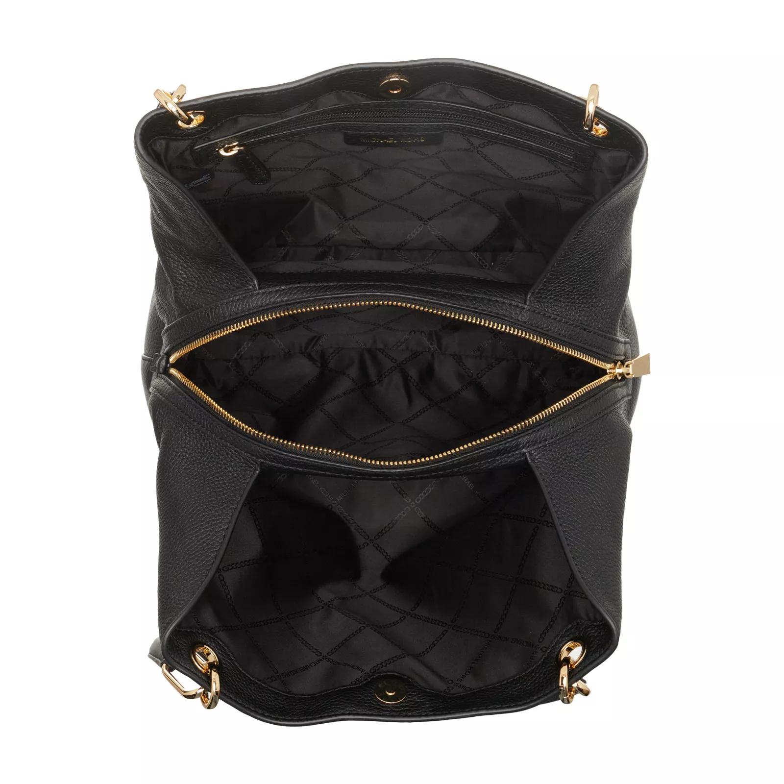 Michael kors devon large shoulder tote black sale