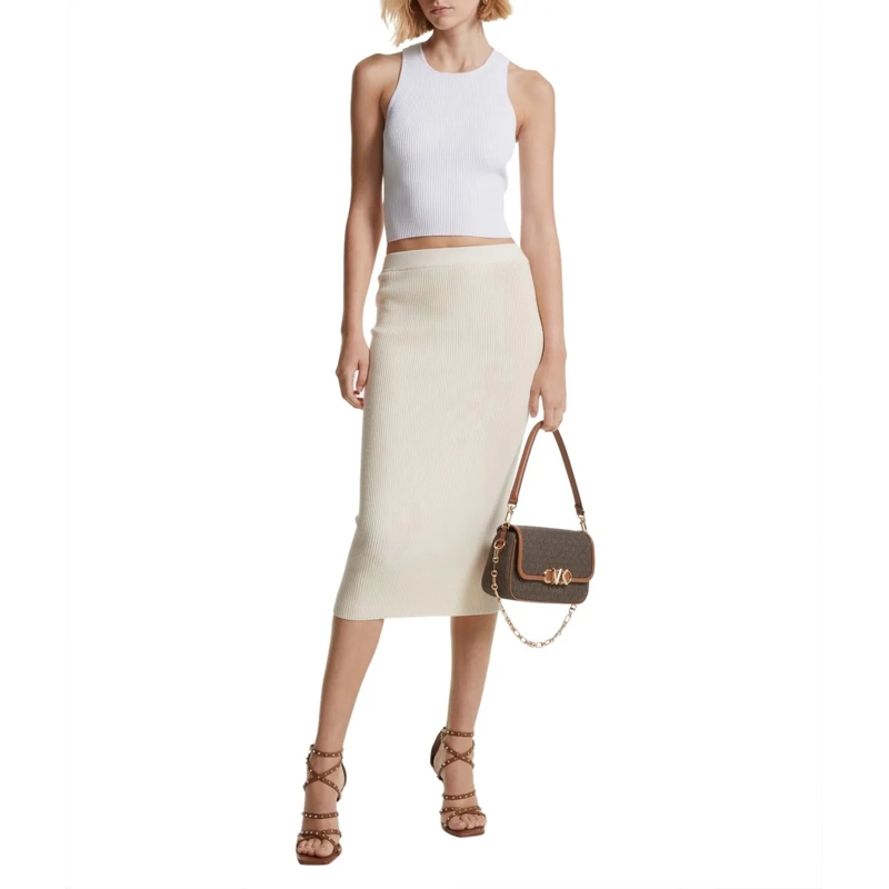MICHAEL Michael Kors Midirock Skirts Bone weiß
