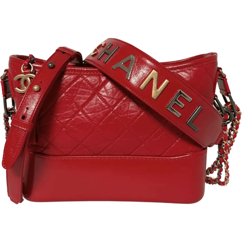 Chanel Fourre-tout Chanel Gabrielle medium hobo bag red 2020 full set rot