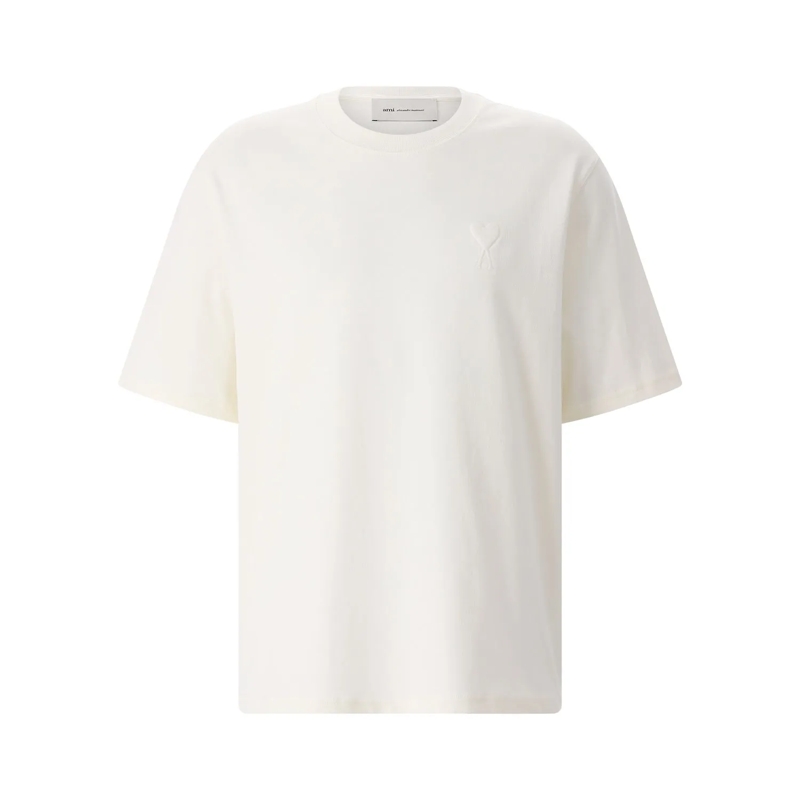 AMI Paris T-shirt T-Shirt aus Baumwolle weiß