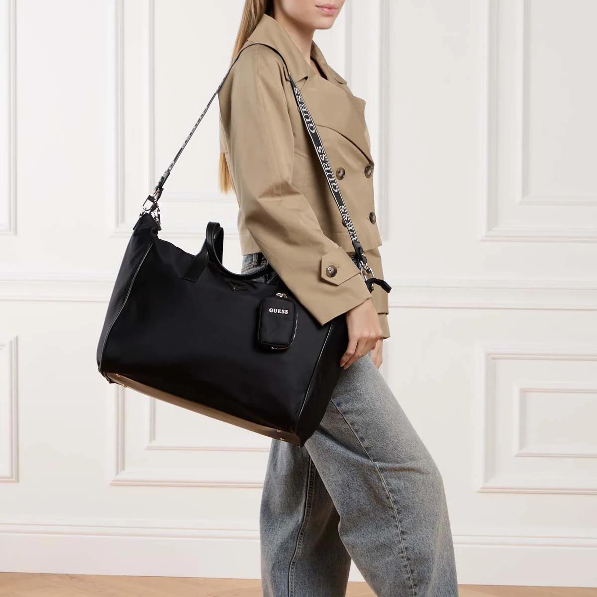 Guess G Wave Carryon Large Tote Black Shopping Bag