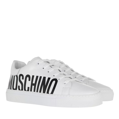 Moschino Sneakerd Serena25 Vitello  Bianco scarpa da ginnastica bassa