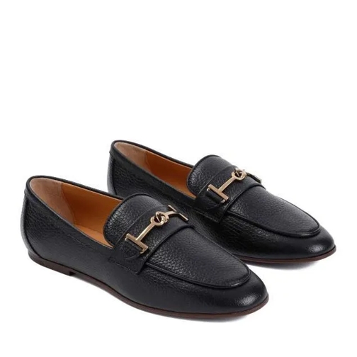 Tod's T Ring Loafers Black Driver