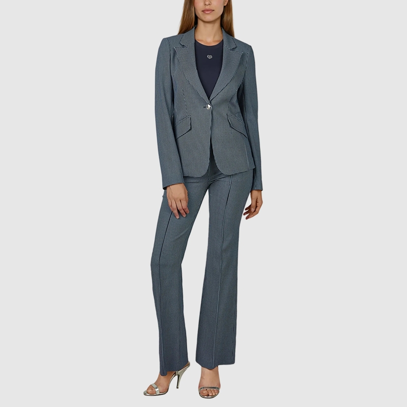 Marc Aurel Hose Jacquard-Hose blau(Image 2)