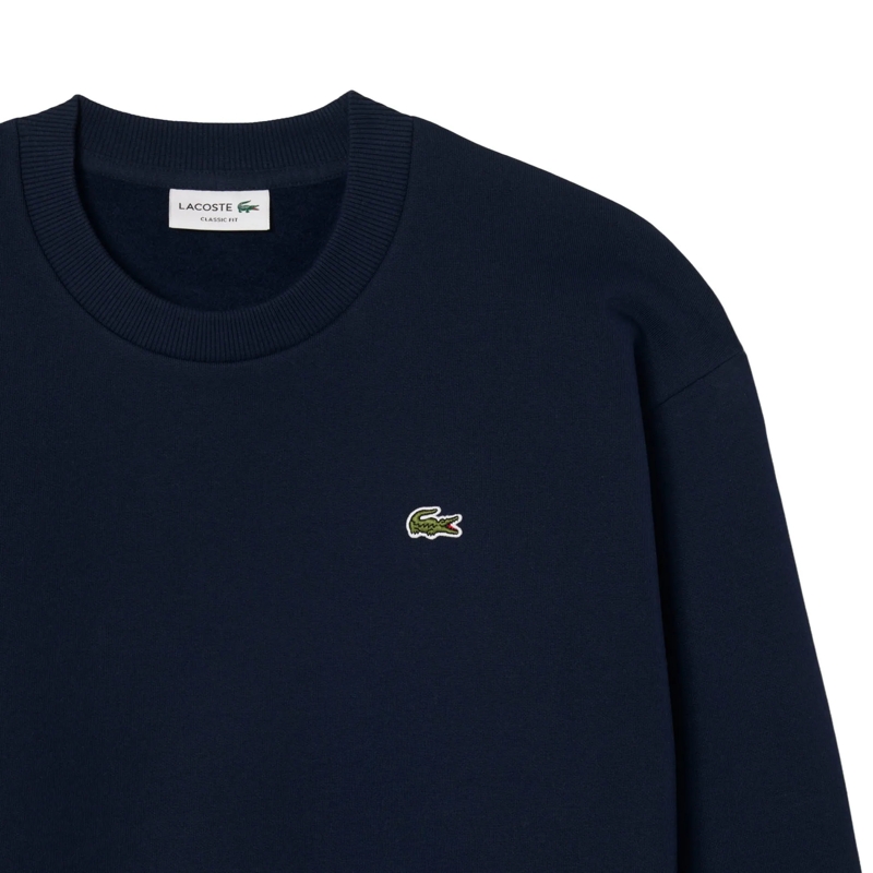 Lacoste  LACOSTE Herren Sweatshirt, Einfarbiger Basic Pullo dunkel-blau(Image 2)