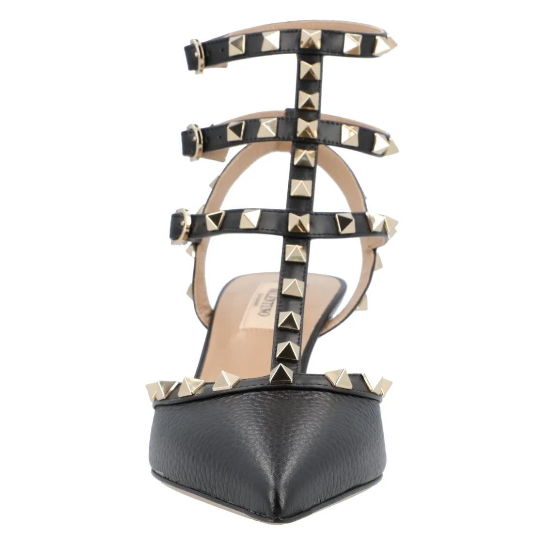 Thumbnail - Valentino Garavani Hohe Schuhe - Pumps "Rockstud" Black - Gr. 37,5 (EU) - in Schwarz - für Damen