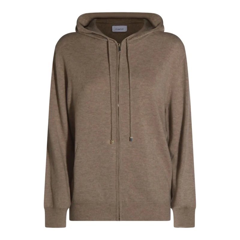 Malo  Brown Cotton Knitwear Brown
