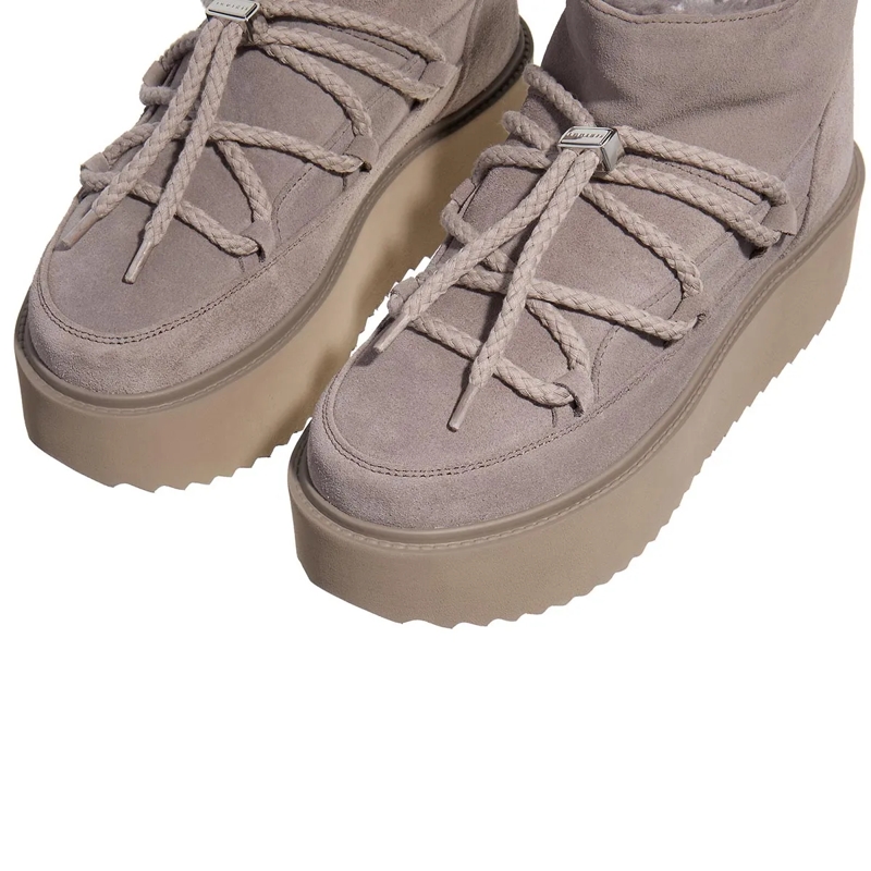 INUIKII Winterboots Classic Low Platform Grey (Image 9)