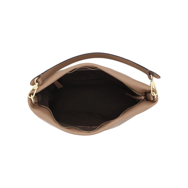 Abro Crossbodytas Hobo Bag Ebony aus Leder braun(Image 9)