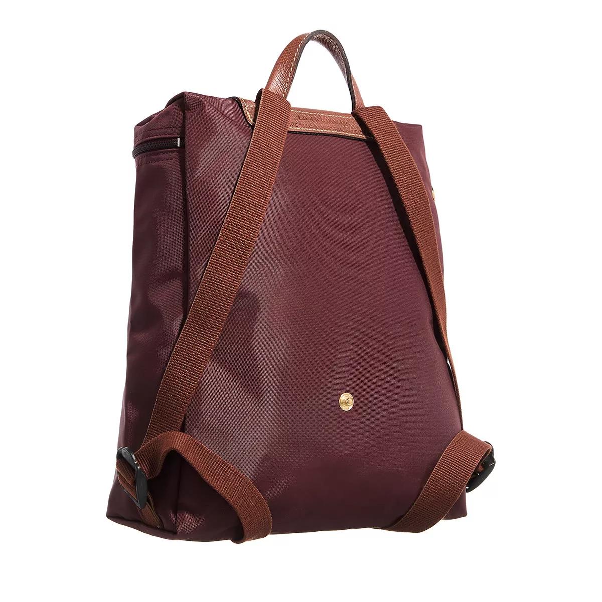 Longchamp Le Pliage Original Burgundy Rucksack