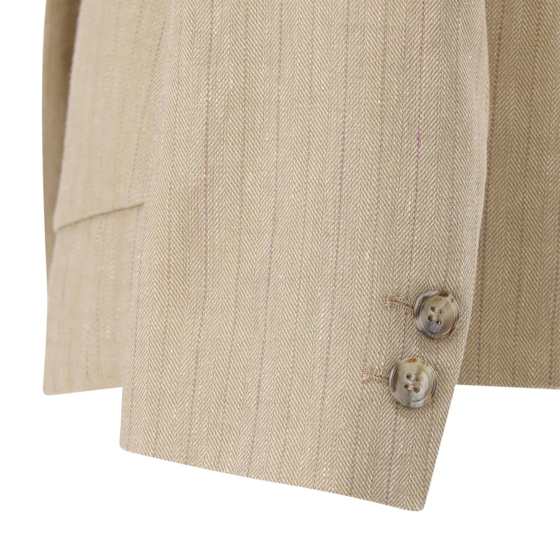 Luisa Cerano Blazer Blazer aus Leinen-Mix braun(Image 5)