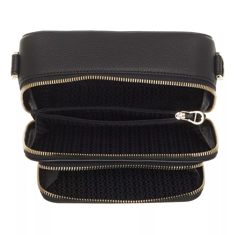 AIGNER Camera Bag Zita Black Coloured (Image 5)