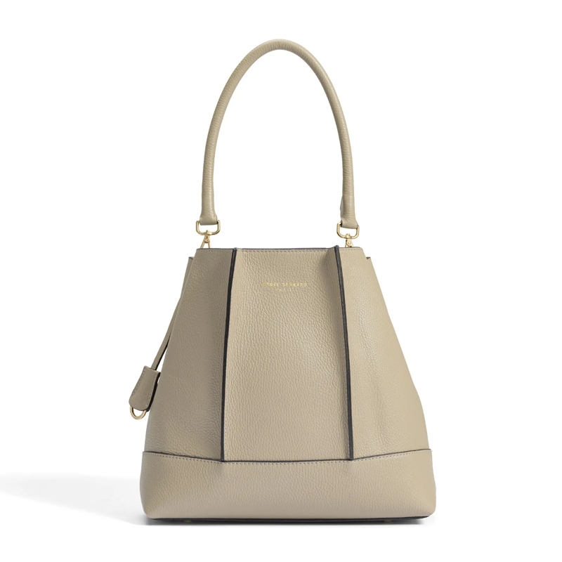 Isabel Bernard Sac reporter Femme Forte Macie Schultertasche Taupe