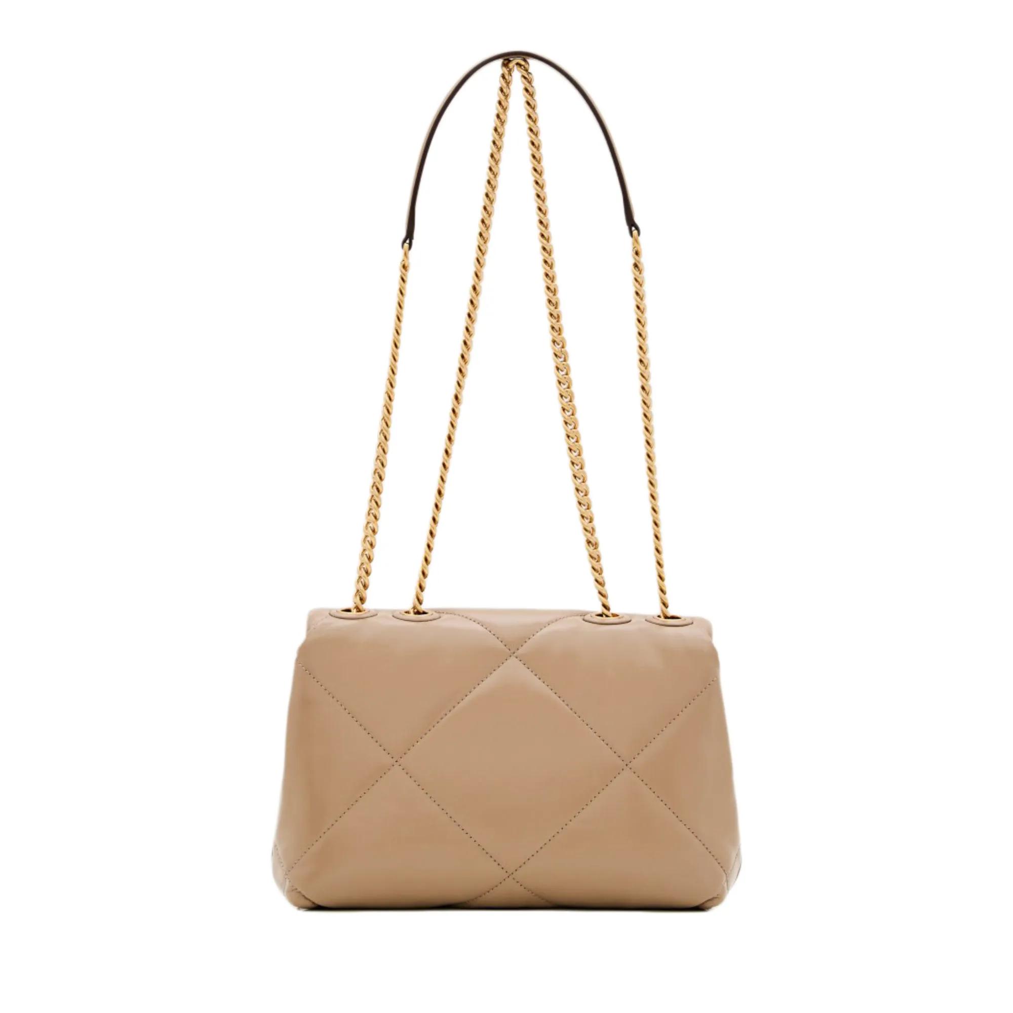 TORY BURCH Hobo bags Small Kira Diamond Quilt Shoulder Bag in bruin