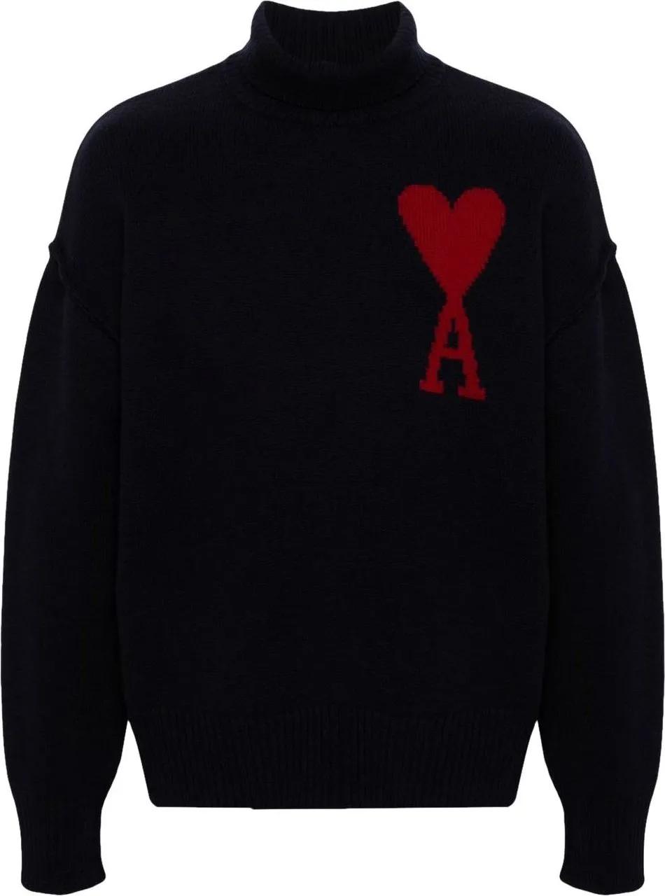 AMI Paris - Sweaters Darkblue - Größe L - blue