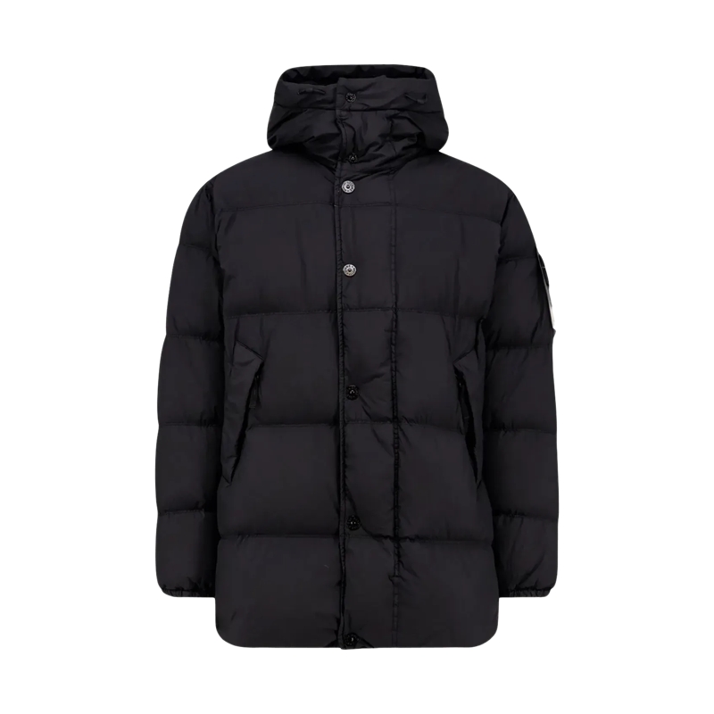 Stone Island Parka Jacke mit wattierter Kapuze A0029 A0029 black
