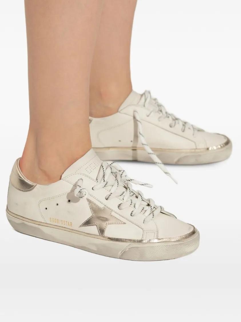 Thumbnail - Golden Goose Low-Top Sneaker - Classic Round Toe Sneakers With Branded Heel Count - Gr. 37 (EU) - in Weiß - für Damen