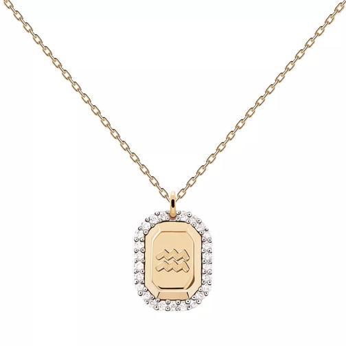 PDPAOLA Aquarius Necklace Gold 