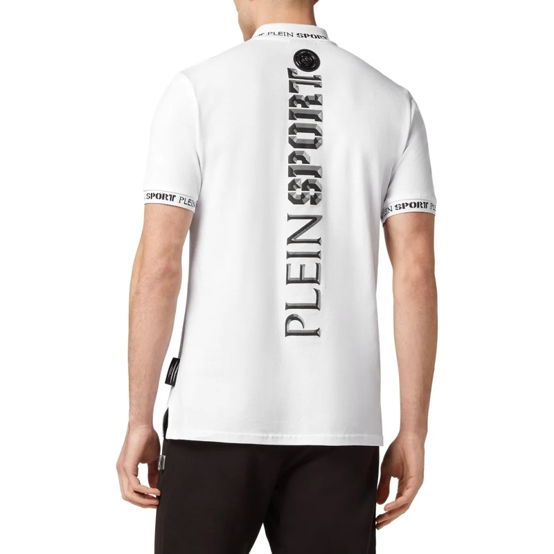 Plein Sport Top Poloshirt Tiger weiss(Image 2)