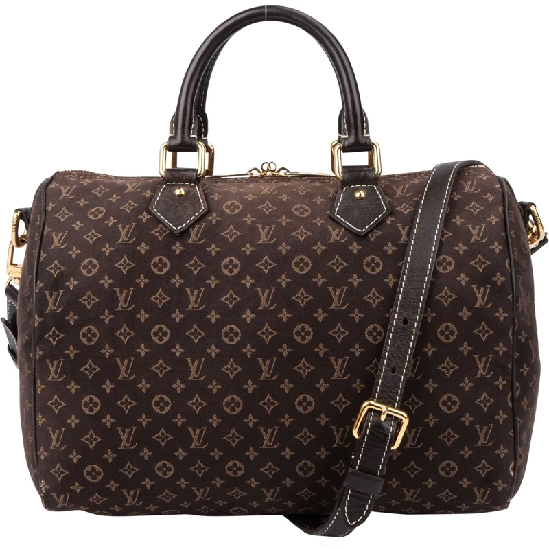 Louis Vuitton Tote Louis Vuitton Mini Lin Monogram Speedy 30 Bandouli braun