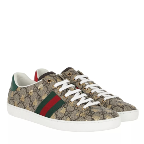 Gucci GG Supreme Ace Sneaker Beige/Ebony lage-top sneaker