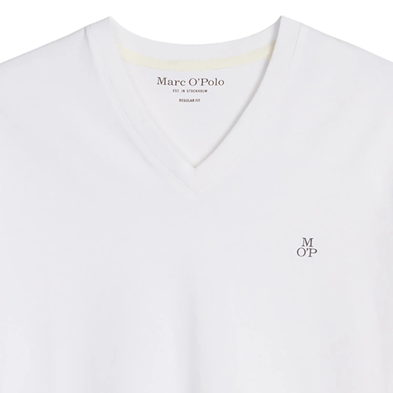 Marc O´Polo Hemd T-Shirt Short Sleeve 1er Pack weiss(Image 3)