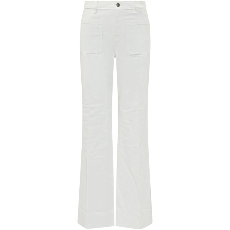 MICHAEL Michael Kors Ausgestellte Jeans Jeans Violette a Gamba Svasata weiß